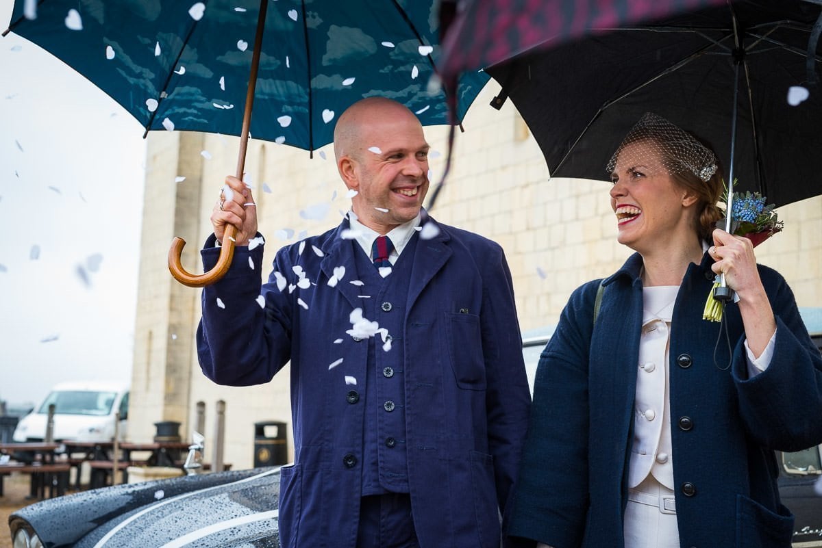 Confetti at Benefactors Room Wedding Photography